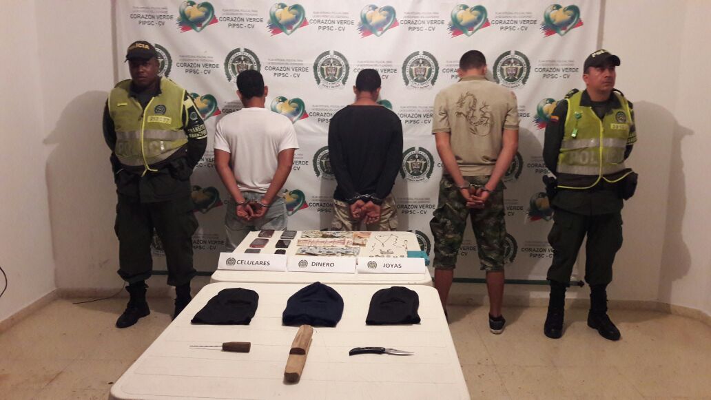 Cayeron-los cascareros-pasamontañas-armas de fuego-atemorizaban-víctimas-Santander-Policia