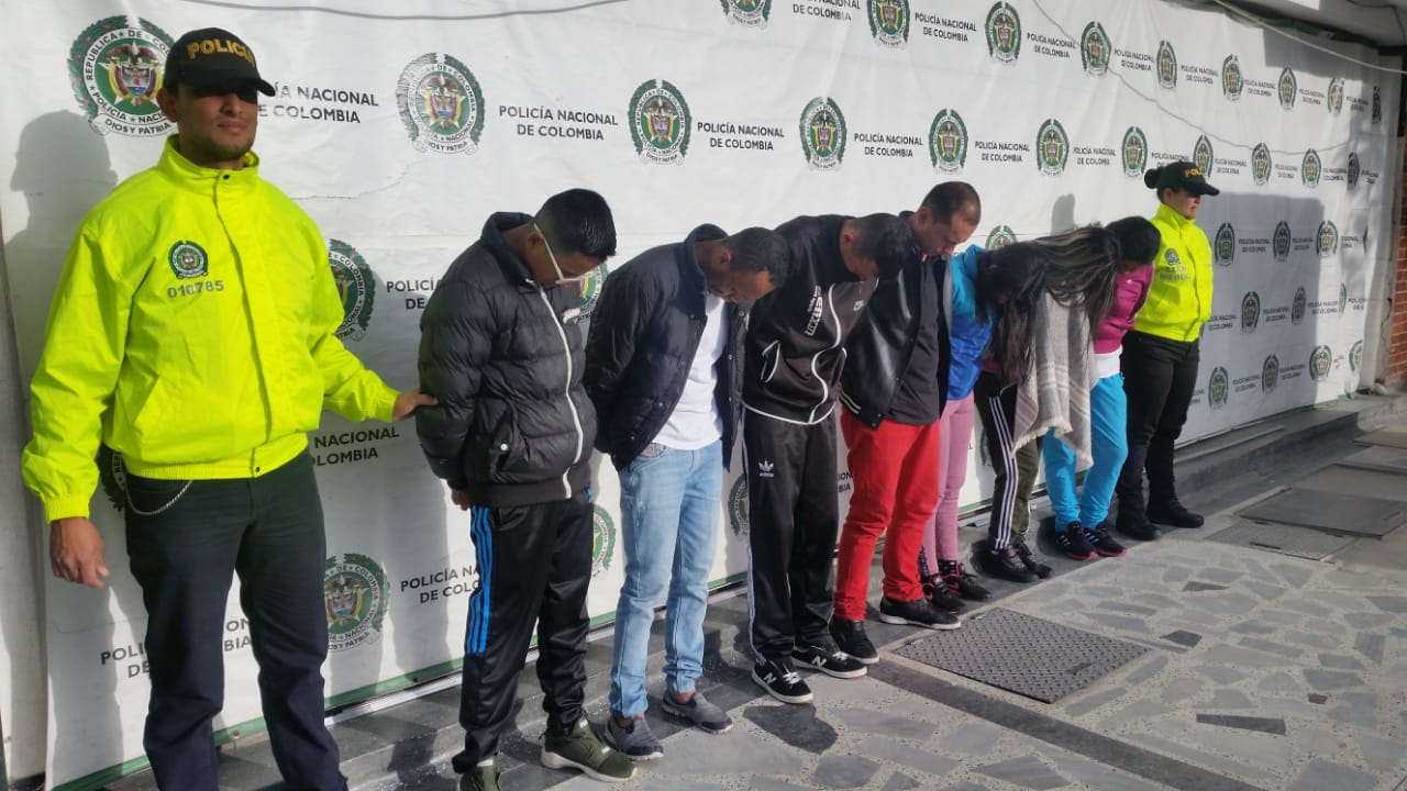 La Policía capturo-banda-ldelincuencial-los-sudaca