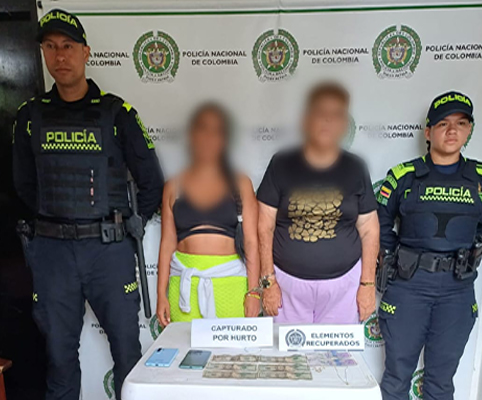 capturadas por hurto 