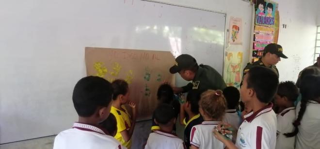 Cada niño y niña dejan su huella