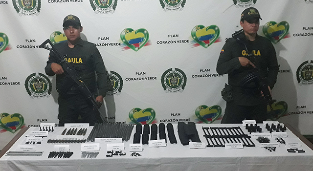 Cae caleta con material de guerra de ‘los puntilleros’