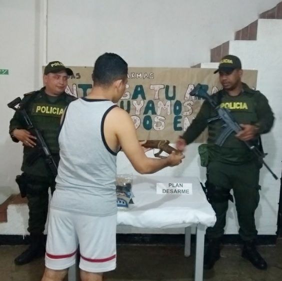 56 armas de fuego han sido entregadas voluntariamente por ciudadanos 