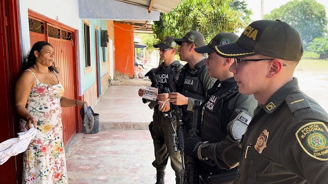 Actividades de prevención y de acercamiento con la comunidad, por un Santander más seguro