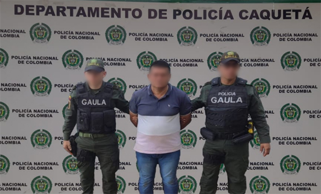 captura gato concejal en Caquetá 