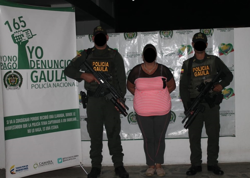 policía nacional mantiene los controles contra el delito de extorsión en Arauca