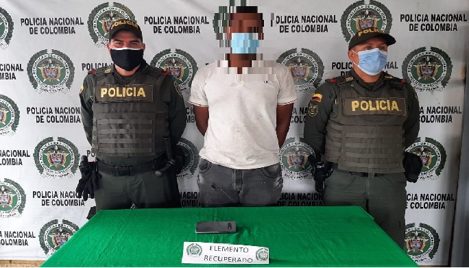 Se logra la captura de un hombre por el delito de hurto