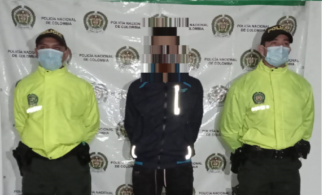 Captura de un hombre conocido como “Vásquez” 