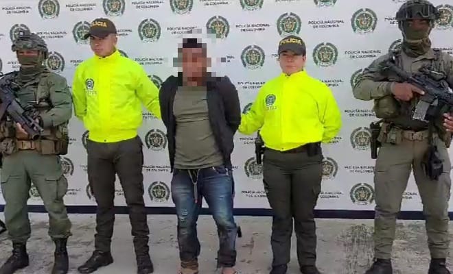 captura de un hombre conocido como alias “Ciro o Negro”