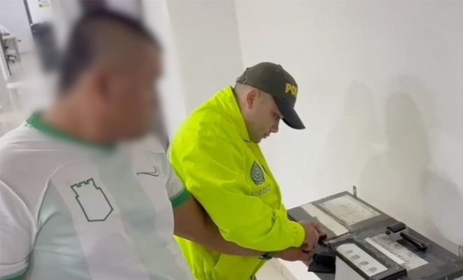 Capturado por los delitos de homicidio agravado, concierto para delinquir y fabricación, tráfico