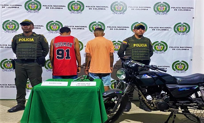 Capturados por porte ilegal