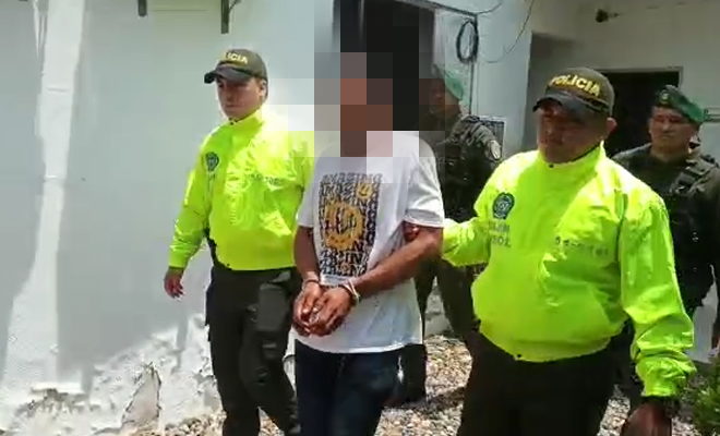 Captura de alias '' EL NEGRO DEIVIS'' presunto responsable del homicidio de la patrullera Leidys Sanchez 
