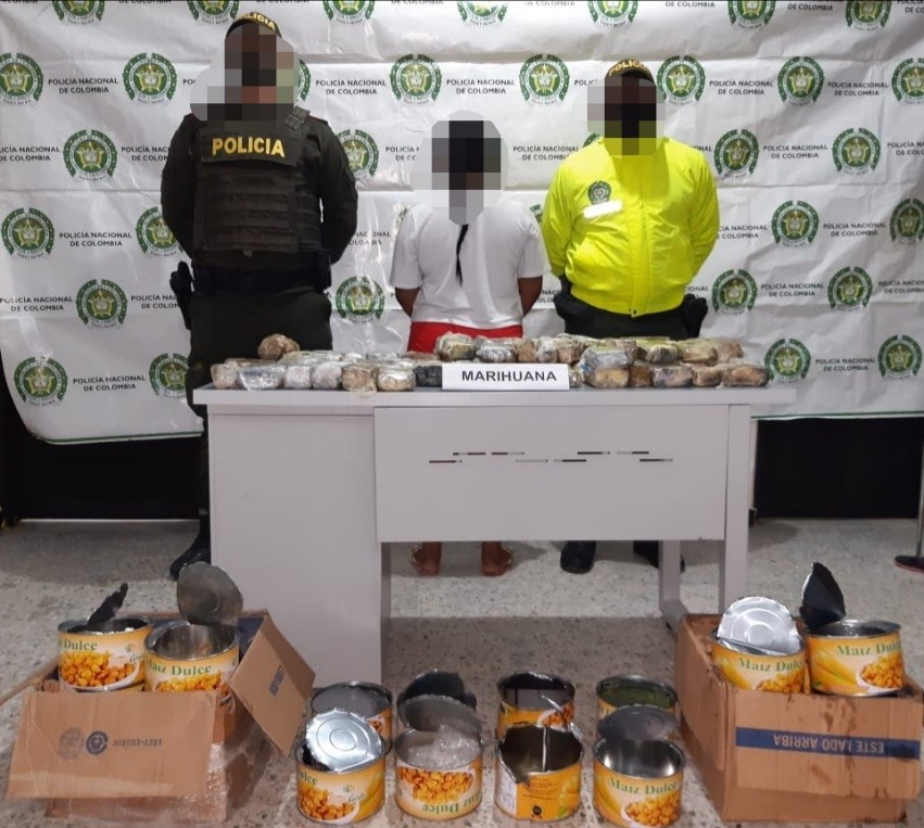 Captura por tráfico, fabricación o porte de estupefacientes