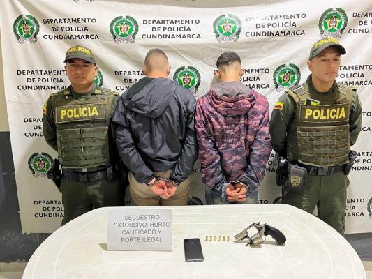 Captura en flagrancia de dos delincuentes por el delito de secuestro extorsivo bajo la modalidad de engaño