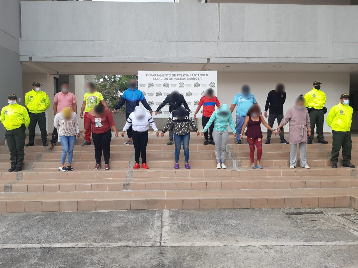 Desarticulamos grupo de delincuencia común organizado “Los Escamosos”