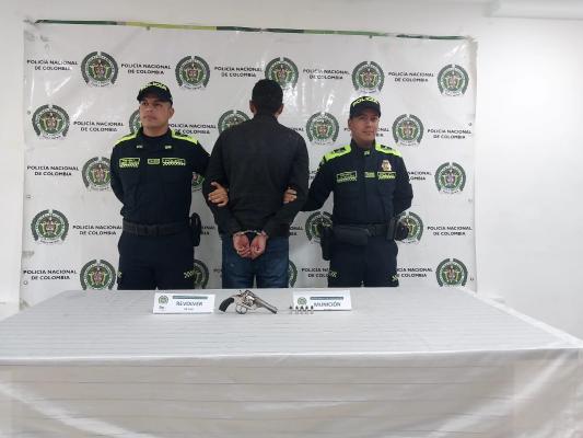 Capturado con arma de fuego