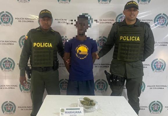 Capturado con droga en Tumaco