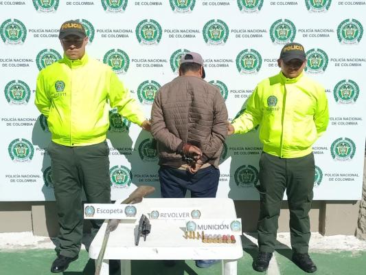 Captura porte ilegal de armas