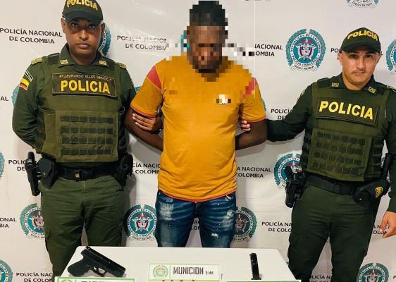 Captura porte ilegal de armas 