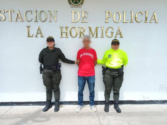 En el Valle del Guamuez, capturado hombre implicado en abuso sexual y violencia intrafamiliar. 