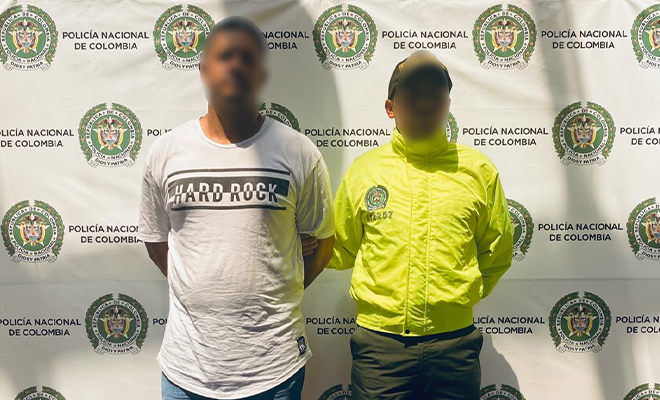 Capturados dos presuntos narcotraficantes requeridos en extradición por Estados Unidos