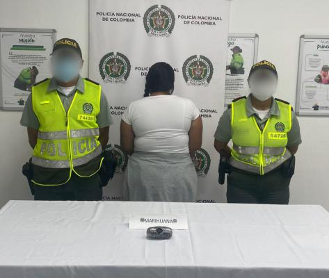 Capturada mujer en flagrancia cuando pretendía ingresar 223 gramos a la Isla.