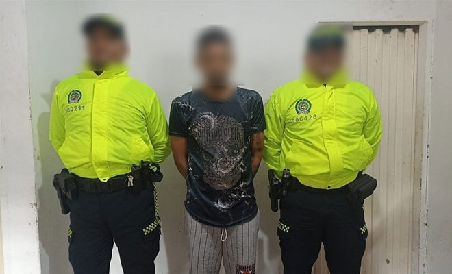 Capturado por el delito de hurto a personas