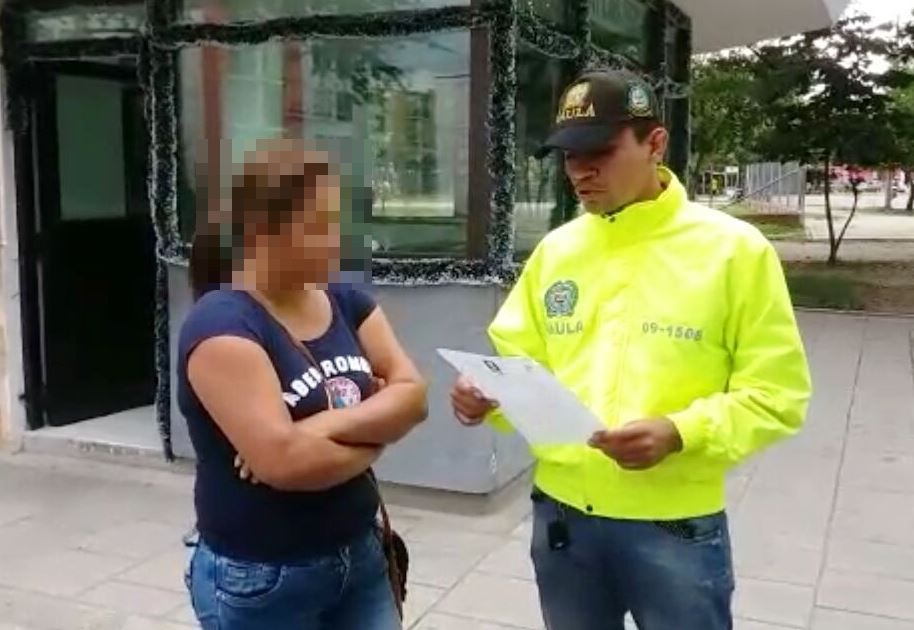 Capturada ciudadana por el delito de extorsión consumada y agravada