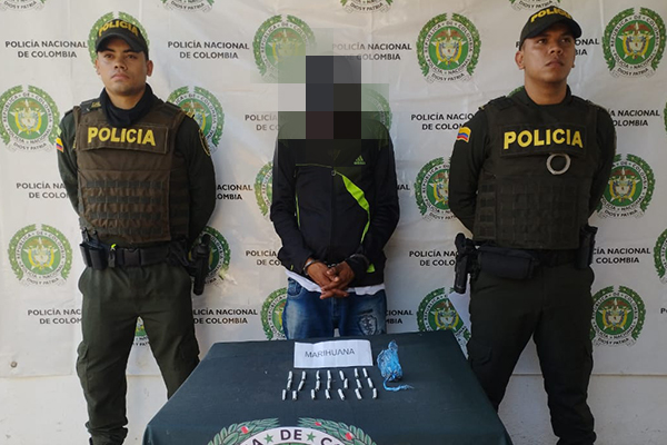 El estupefaciente incautado fue sacado de las calles y lejos de los jóvenes estudiantes de El Carmen de Bolívar, Mompox y Magangué. 