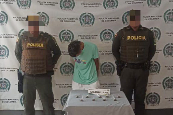 El estupefaciente incautado fue sacado de las calles y lejos de los jóvenes estudiantes de El Carmen de Bolívar, Mompox y Magangué. 