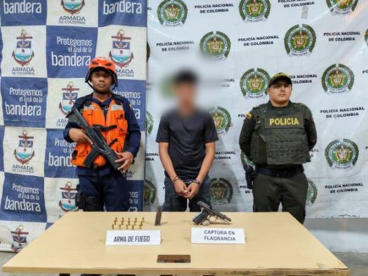 Capturado en Juanchaco a alias "Darwin", presunto combatiente del ELN vinculado a grupos delincuenciales