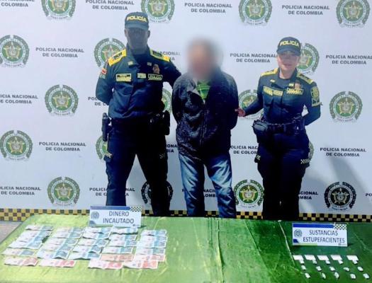 capturado con sustancias estupefacientes