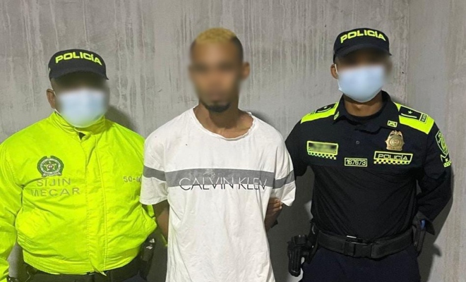 En desarrollo del ‘Plan Horus’, Policía Nacional captura alias el “Lágrimas”, presunto homicida de una persona en el barrio Las Brisas