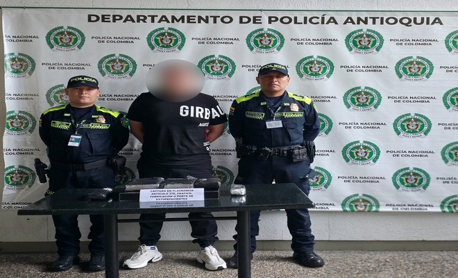 Capturados dos hombres por tráfico de estupefacientes en el Aeropuerto José María Córdova