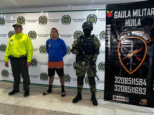 Captura en la ciudad de Neiva