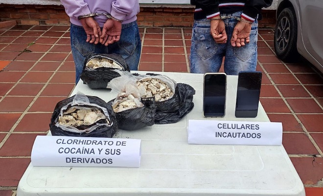 capturado en pamplona con clorhidrato de cocaína