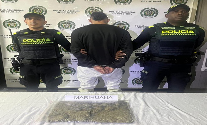 Capturado por sustancias ilegales en diferentes barrios de la ciudad