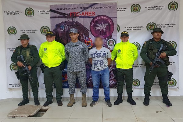 Sujeto capturado en Vichada 