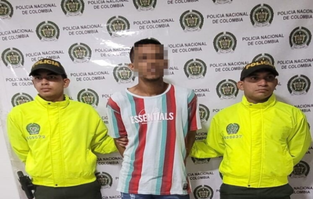  Policía captura en Sincelejo a alias "El Chamo" a quien se le atribuyen varios homicidios