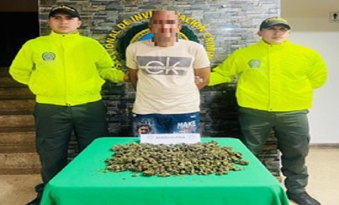 Tenía en su poder 500 gramos de marihuana