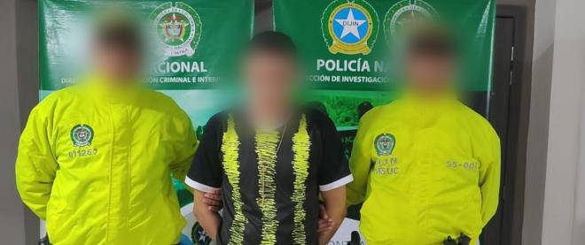 Capturados alias ‘Riquelme’ y ‘Pinki’ por los delitos de concierto para delinquir con fines de homicidios