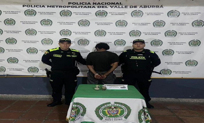 Capturado con dos granadas de fragmentación 