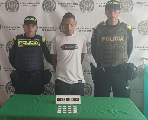 Capturado portando sustancias estupefacientes en el municipio de Calarcá