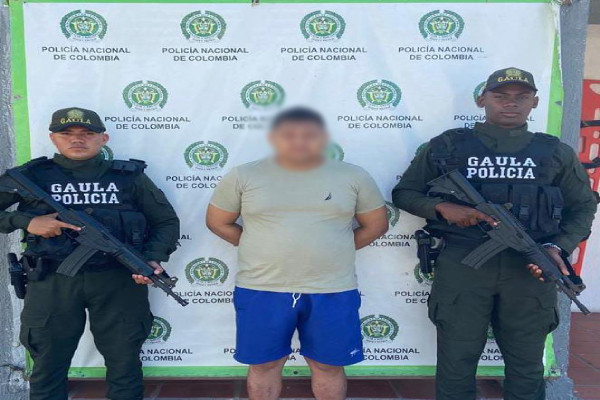  Gaula de la Policía captura una persona por orden judicial 
