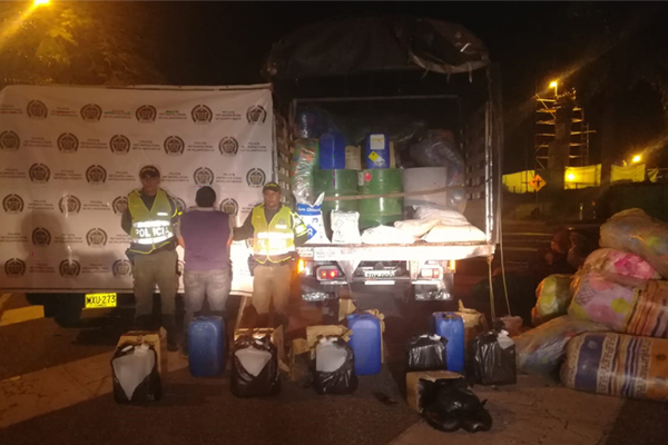 Los precursores químicos están avaluados en más de $95.000.000