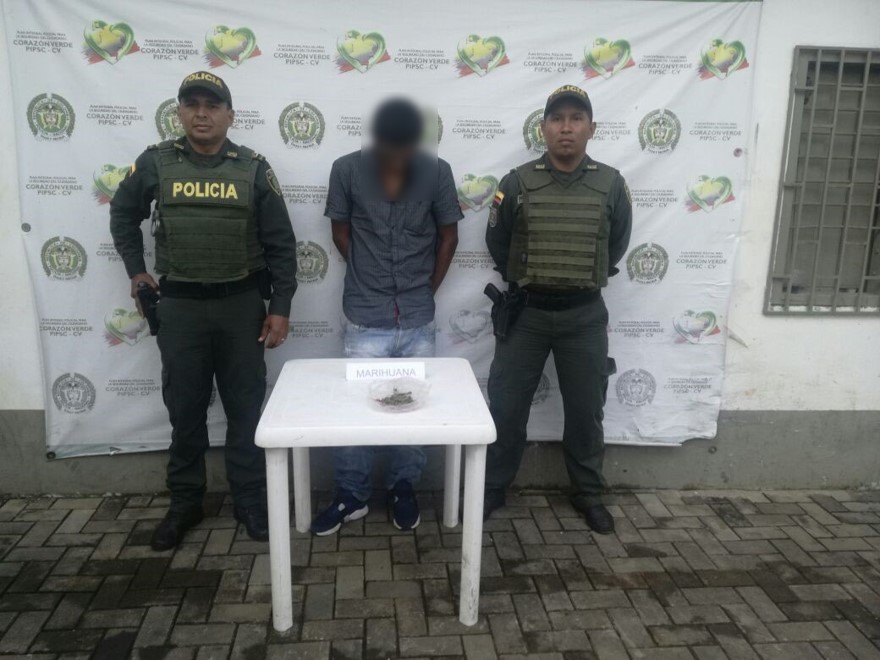 En los procedimientos policiales fue incautada base de coca y marihuana 