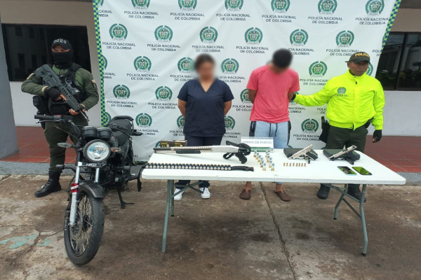 Capturadas dos personas a través de una orden de allanamiento y registro