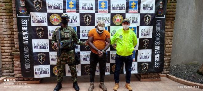 Capturado alias Camilo