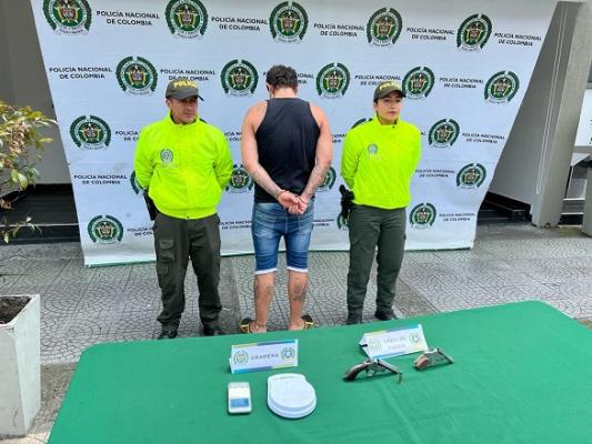  fueron incautadas dos armas de fuego 