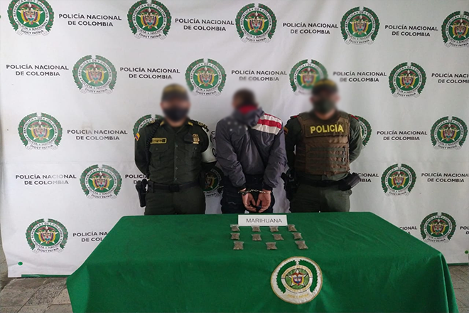 En lo corrido del año se han capturado 787 personas por tráfico de estupefacientes en Manizales