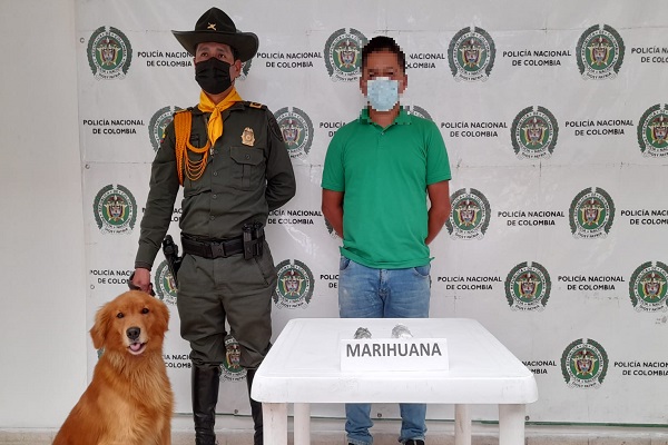 Cuatro capturados, con bazuco, marihuana y cocaína.
